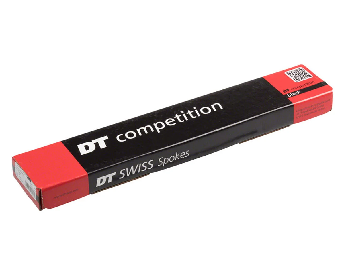 DT Swiss Competition J-Bend Spoke (Black) (2.0/1.8/2.0mm) (183mm) (Box of 100) - view 2